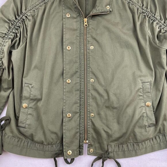 J.Crew Ruged Sleeve Field Utility Military Jacket Green-S - Picture 10 of 16